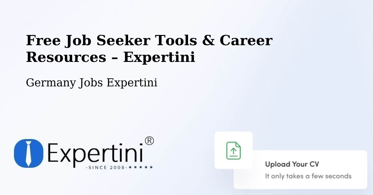 Free Job Seeker Tools & Career Resources – Verl - Verl, Germany Jobs Expertini
