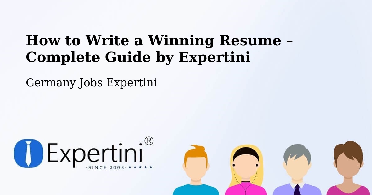 Resume Writing Guide for Job Seekers – Verl - Verl, Germany Jobs Expertini